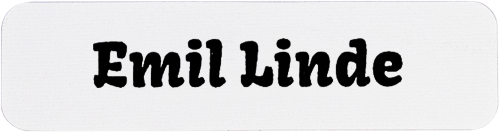 Iron On Label Kids set