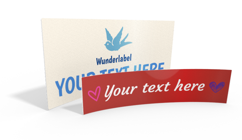 Printed Satin Labels Color