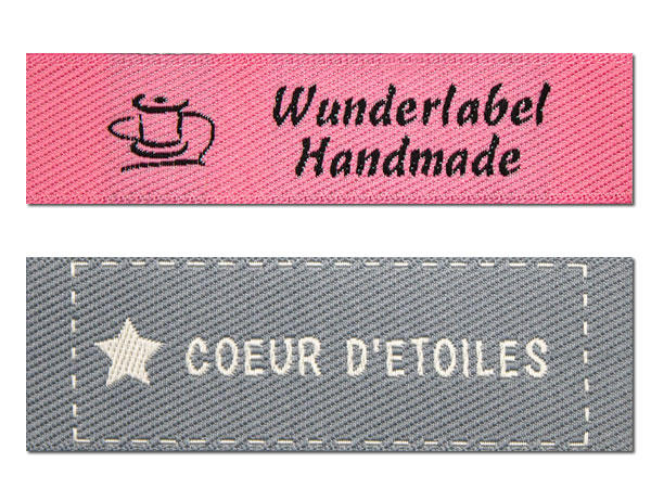 Diagonal Texture Woven Label
