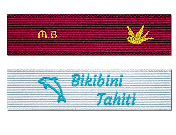 Horizontal Texture Woven Label