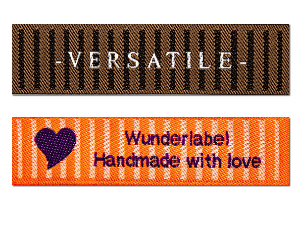 Vertical Texture Woven Label