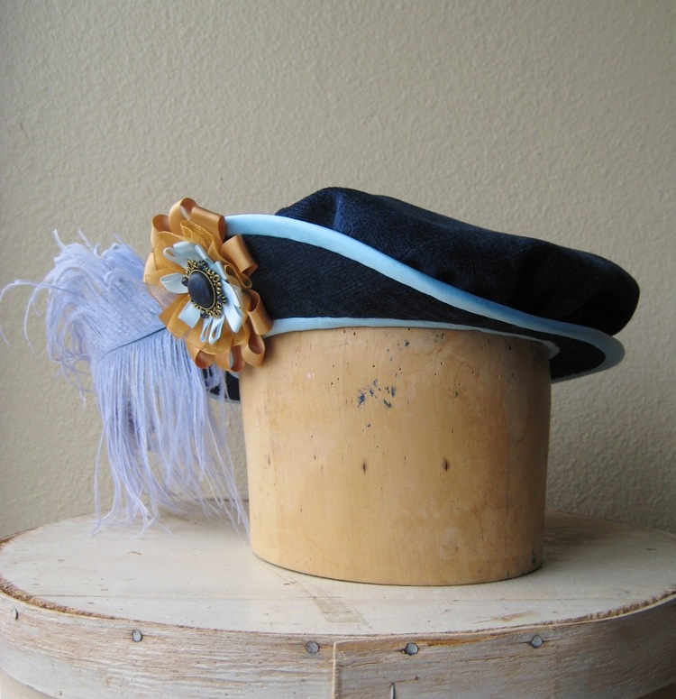 Hat with feather
