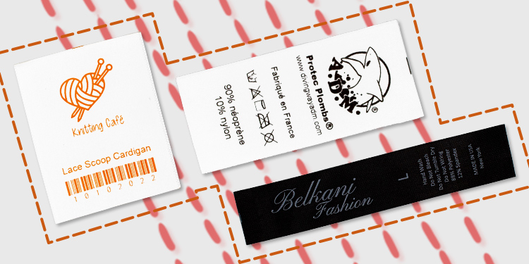 Satin premium labels