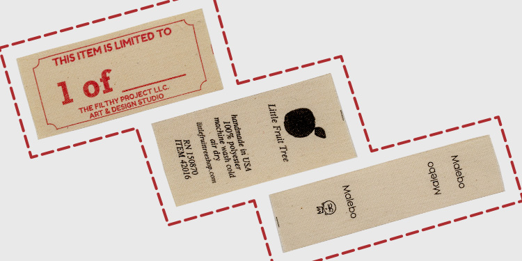 Cotton premium labels