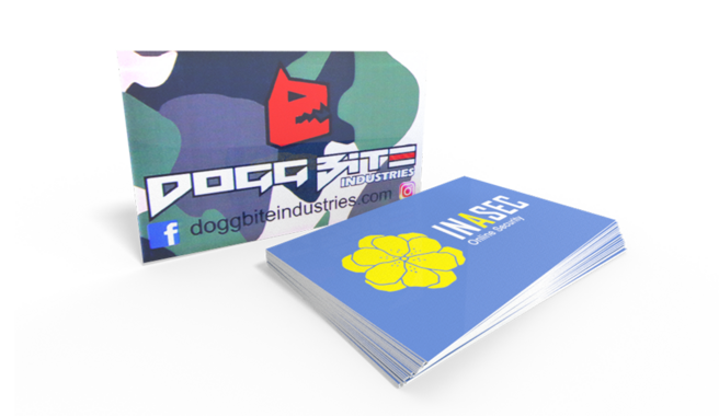 busibess cards with logo