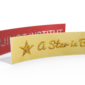 Label with Sparkling Text & Symbol
