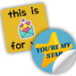 Custom Stickers with Text & Symbol