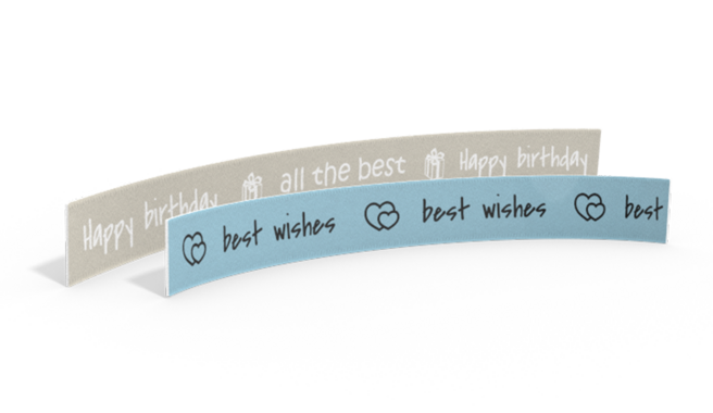 Printed ribbons for favors