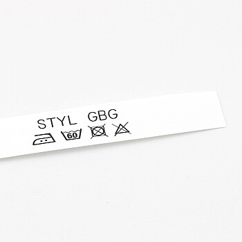 Printed Laundry Labels