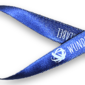 Printed ribbon with Logo, serigraphic print