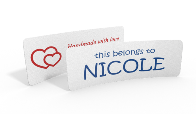 iron on labels