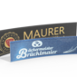Printed ribbon with Logo, serigraphic print