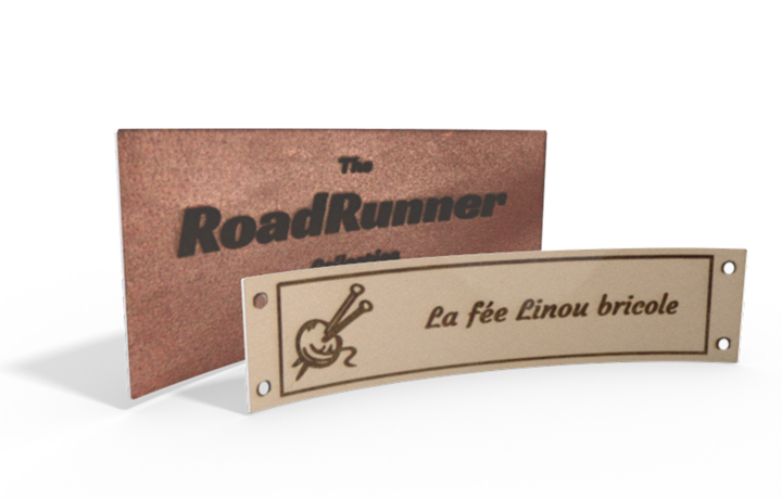 Faux Leather Labels