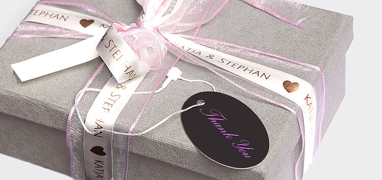 Personalised gift Ribbon