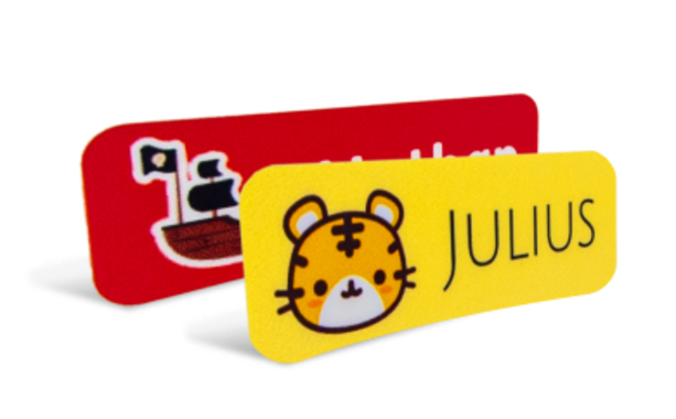 DTF Name Labels for Kids