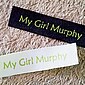 Woven Labels with Text & Symbol