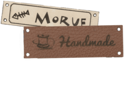 Handmade labels leather