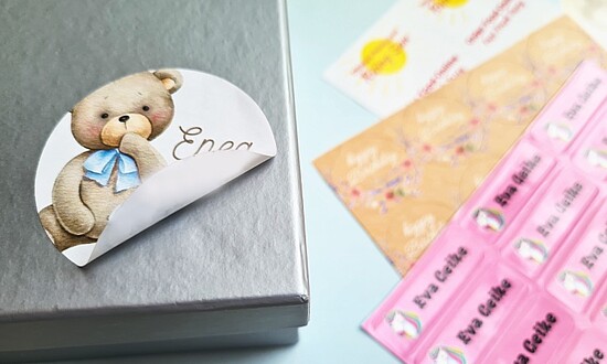 Printed Adhesive Labels -Stickers