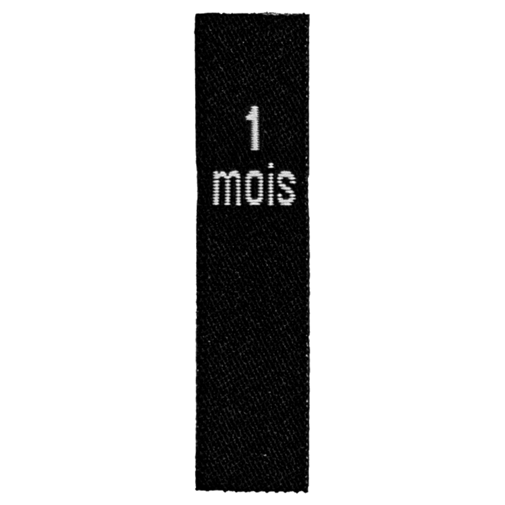 Baby & Toddler Sizes (1 mois - 36 mois) Black