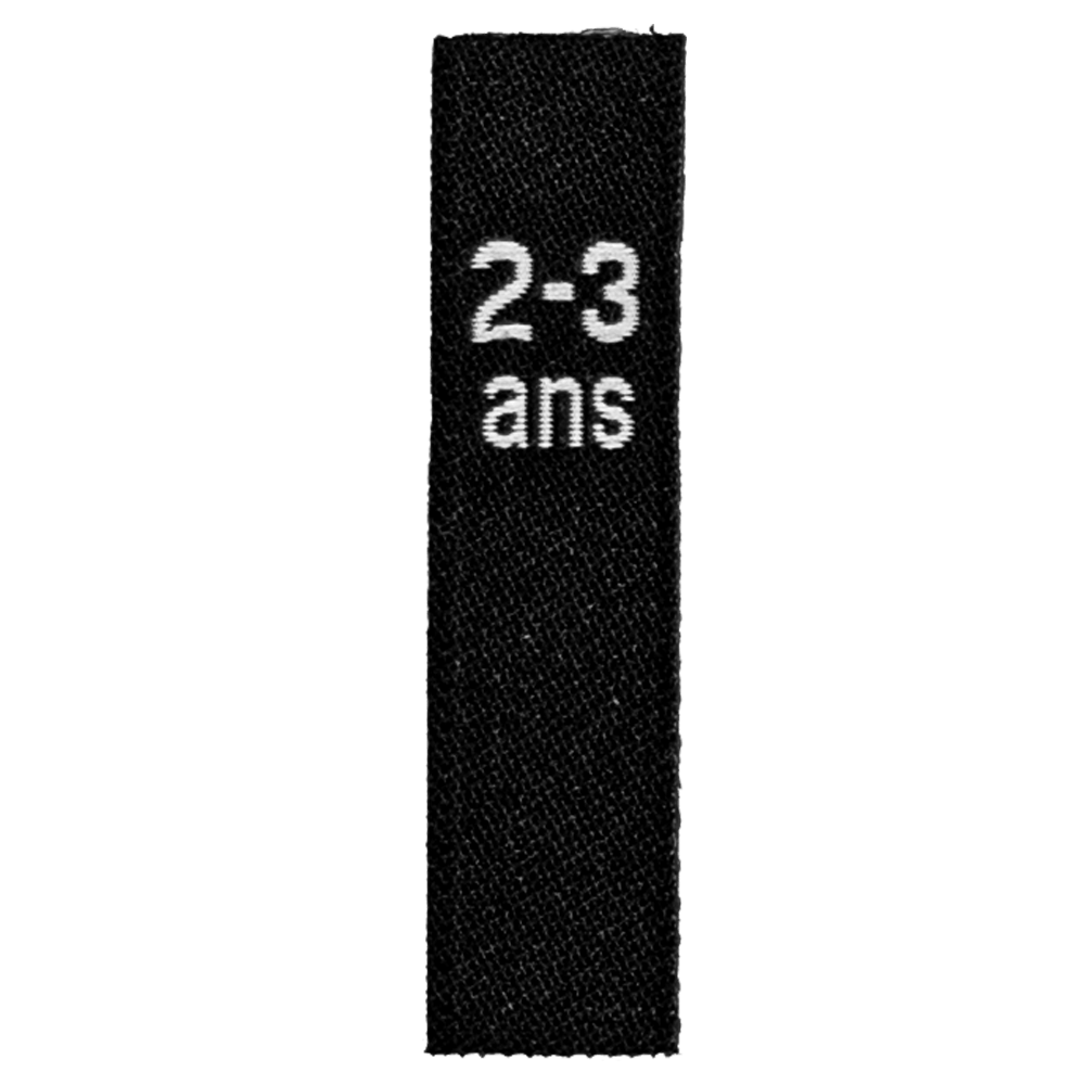 Child & Toddler Sizes (2-3 ans - 12-13 ans) Black