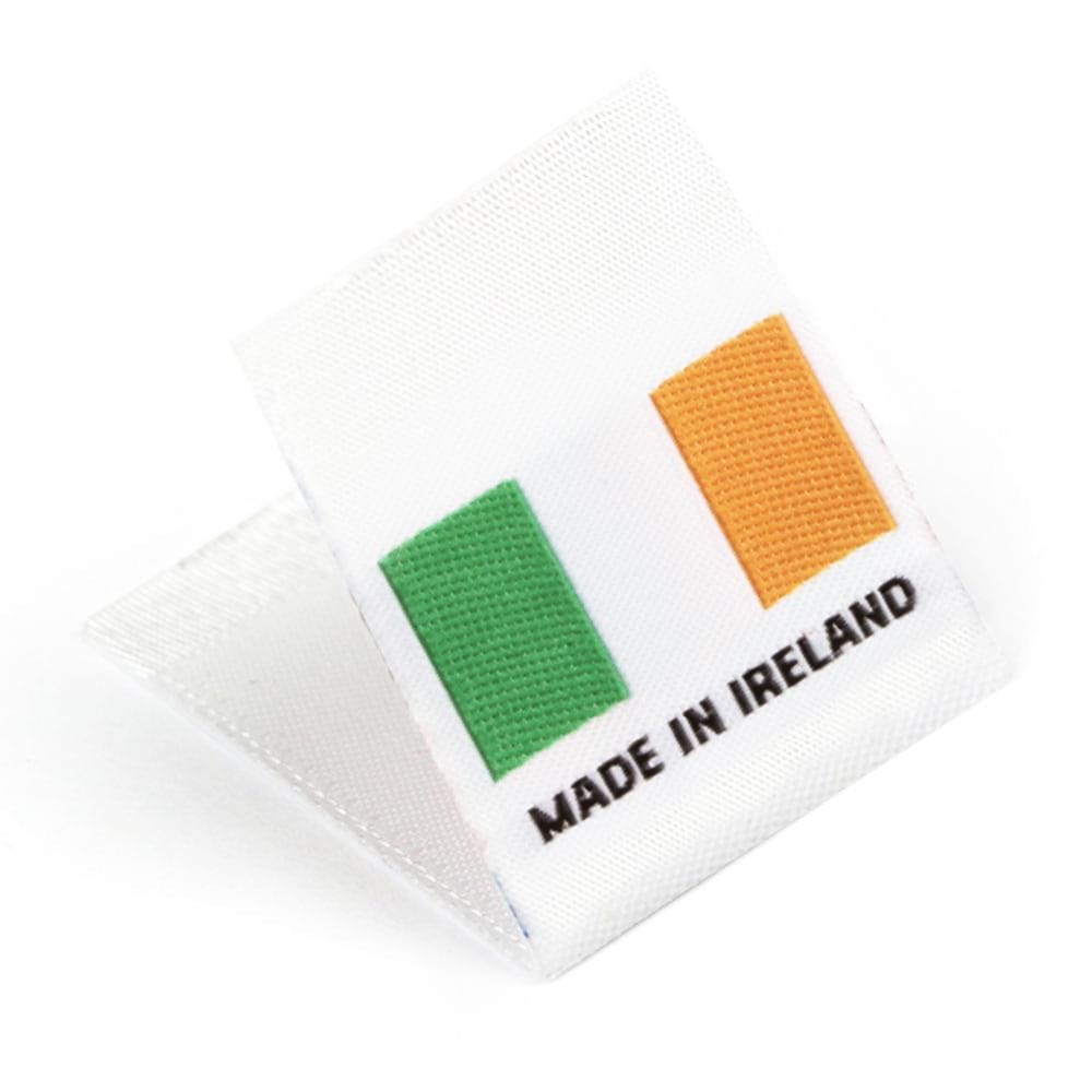 Woven 'Made in Ireland' Flag Labels